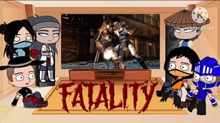 DOUBLE FATALITY  Mortal Kombat react Kratos kill HeliosxHermes kratos godofwar fyp foryou [upl. by Ardeen36]