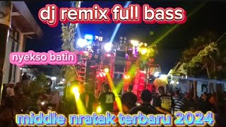 DJ TRAP FULL BASS NYEKSO BATIN MIDDLE NRATAK TERBARU DI JAMIN HOREG [upl. by Airdnoed]