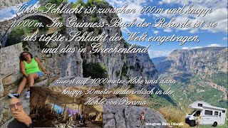 Die Reise in Griechenland geht weiter erst VikosSchlucht dan Stone Forest zum schluss Perama Cave [upl. by Llecrad]