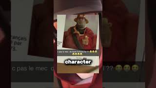 Soldier from Team Fortress 2 Appears in a French Textbook shorts gaming game tf2 teamfortress2 [upl. by Jahdol]