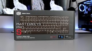 Cooler Master MasterKeys Pro S  Best White LED Keyboard [upl. by Neroc]