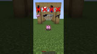 Gap vs Lowest Mobs Survival shorts minecraft [upl. by Rehpotirhc]