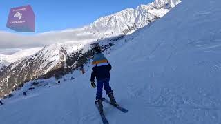 Mont Blanc 15  Chamonix Skiing  GRANDS MONTETS part 1 [upl. by Deron]