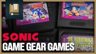 Sonic Games on SEGA Game Gear [upl. by Ful]