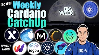 Big week of Cardano Updates Releases and Launch News [upl. by Nnaeoj327]