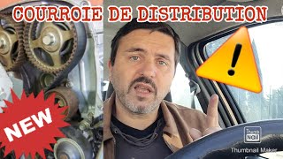 ⚠️COURROIE DE DISTRIBUTION ⚠️QUAND LA CHANGER [upl. by Batchelor85]