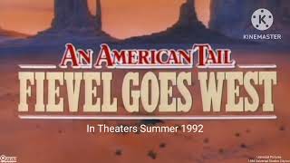 An American Tail Fievel Goes West Official Teaser Trailer 1992 [upl. by Arbuckle385]