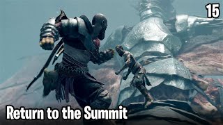 GOD OF WAR Gameplay Walkthrough Part 15  Return to the Summit HD [upl. by Ainnet]