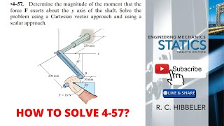 457 Rc Hibbeler Statics 12th  Hibbeler  Solutions Manual [upl. by Clarance722]