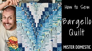 How to Sew a Bargello Quilt with Mx Domestic [upl. by Anson299]