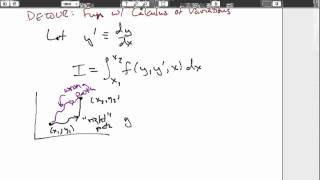 222 Lagrangian Mechanics Derivation [upl. by Eiddam105]