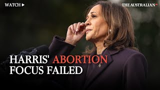 Kamala Harris abortion focus Why it fell short in the US election [upl. by Walsh]