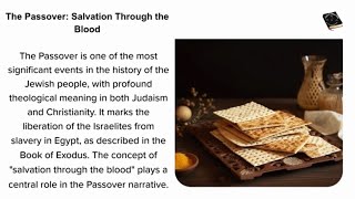 The Passover Salvation Through the Blood [upl. by Yorled]