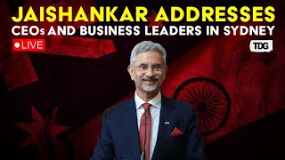 EAM Jaishankar in Australia LIVE  Addresses CEOs and Business leaders in Sydney  India’s Growth [upl. by Noryak592]