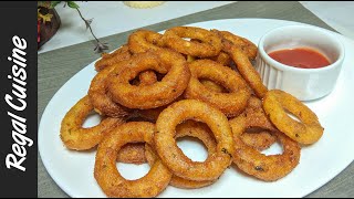 Potato Garlic Rings  Potato Rings  Crispy Potato Ring Chips  Snacks Recipe [upl. by Avilo]