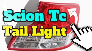 How to replace tail light bulb toyota Scion tc 2011 2012 2013 2014 2015 2016 [upl. by Ayrotal]