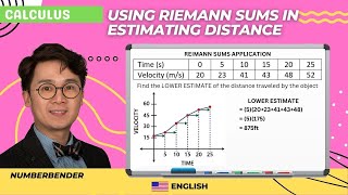 Using Riemann Sums in Estimating Distance  CALCULUS [upl. by Alberta]