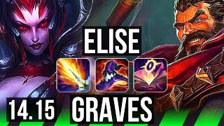 ELISE vs GRAVES JGL  75 winrate 1837 Legendary  VN Diamond  1415 [upl. by Ailati]