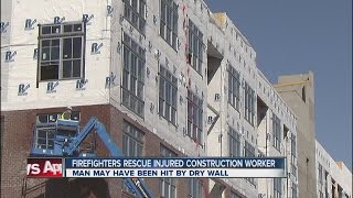 Firefighters rescue Denver construction worker [upl. by Grania]