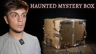 OPENING A HAUNTED MYSTERY BOX IN HAUNTED FOREST Gone Wrong 3AM VERY SCARY [upl. by Gilda]