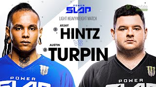 AyJay Hintz vs Austin Turpin  Power Slap 4 Full Match [upl. by Silvio]