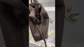 LOEWE Nappa leather Flamenco clutch bag chocolate reviewshorts [upl. by Armillia]