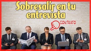 Entrevista de trabajo Exitosa y 10 preguntas difíciles RESUELTAS 😅 [upl. by Ayotaj]