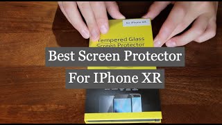 JETech IPhone XR Screen Protector Tempered Glass Screen Protector Only £4 [upl. by Ikram776]