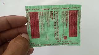 Lomotil Tablet  Diphenoxylate Hcl amp Atropine Sulphate Tablet ip uses  Lomotil Tablet Uses Dosage [upl. by Naryt]