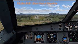 FSLabs A320 Short Final at Zakynthos  ZTH RWY34 [upl. by Divod746]