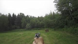 40 Caliber Taurus Pistol Target Shooting  Firing Taurus 40 Caliber Pistol From POV Camera [upl. by Bartolemo]