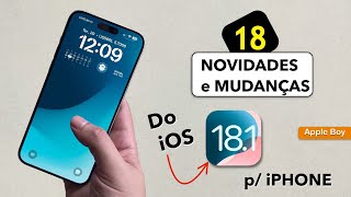 iOS 181 TROUXE 18 NOVIDADES P DONOS DE iPHONES Novas Funções [upl. by Ingraham]