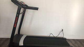 ANCHEER App Control Electric Treadmill Review [upl. by Horatia464]