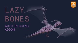 Lazy Bones  auto rigging addon [upl. by Notsla923]