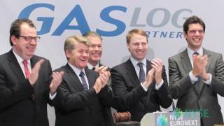 GasLog Partners Opening the NYSE [upl. by Edasalof248]