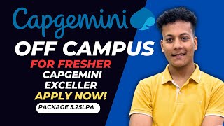 Freshers Job  2025 2024 Batch Hiring  Capgemini Off campus drive [upl. by Killarney]