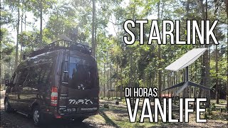 STARLINK Internet Horas Vanlife di Cozyland Camping ground [upl. by Franz]