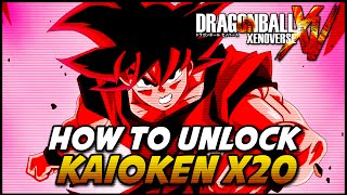 Dragonball Xenoverse Unlocking Kaioken x20 Guide【HD】 [upl. by Anivid10]