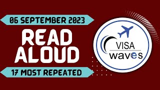 PTE Read Aloud  Sep 2023  Most Repeated [upl. by Einre]