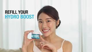 Neutrogena Hydro Boost Water Gel Refill HowTo [upl. by Maffa]