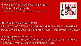 Novellino Wines Radio Ad Jingle 2015 [upl. by Lorrad198]