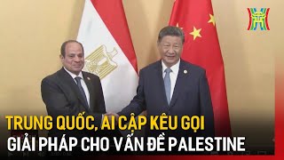 Trung Quốc Ai Cập kêu gọi giải pháp cho vấn đề Palestine  Tin quốc tế  Tin tức [upl. by Edlun]