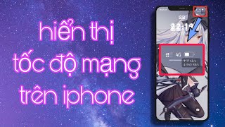 Hiển thị tốc độ mạng trên iphone không cần jailbreakShow network speed on iphone no jailbreak [upl. by Llekim993]