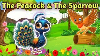 The Helping Bird amp The Peacock Story  Moral Stories  Short Stories  Bedtime Stories For Kids [upl. by Atteiluj]