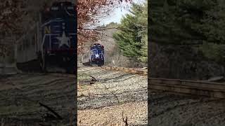 Amtrak 75 ￼ leaving ￼ ￼ Gibsonville [upl. by Taima184]