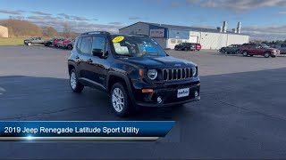 2019 Jeep Renegade Latitude Sport Utility Portage Baraboo Pardeeville Endeavor Madison [upl. by Nairad248]