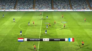 PES 2011  UEFA Euro 2011  Holland vs France  2nd Match  Group Round 22 [upl. by Tavie]