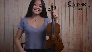 Cremona SV200 Premier Student Violin by Saga Musical Instruments Check it out at sagamusiccom [upl. by Kurr]