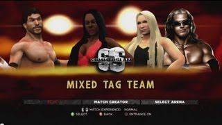 WWE 13 Sable amp Edge vs Jacqueline amp Marc Mero [upl. by Longo]