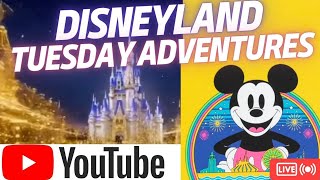 YouTube LIVE Stream Disneyland Rides Atractions Mickey Minnie Mouse Horizontal [upl. by Winston]